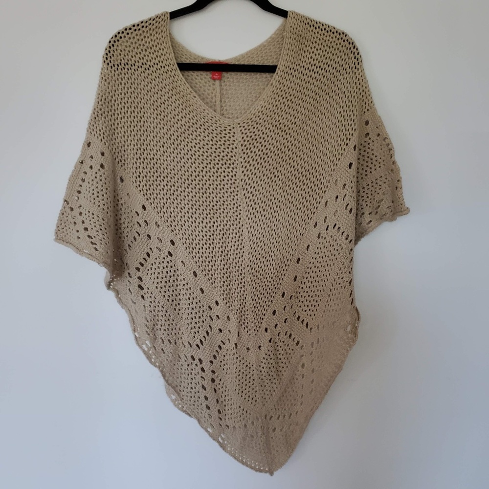 3for$25 knit elle poncho sweater cover up shirt
